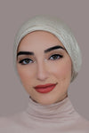 Metallic Shimmer Hijab Cap