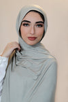 Luxury Jersey Hijab-Sage
