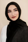 Lavish Modal Hijab-Black