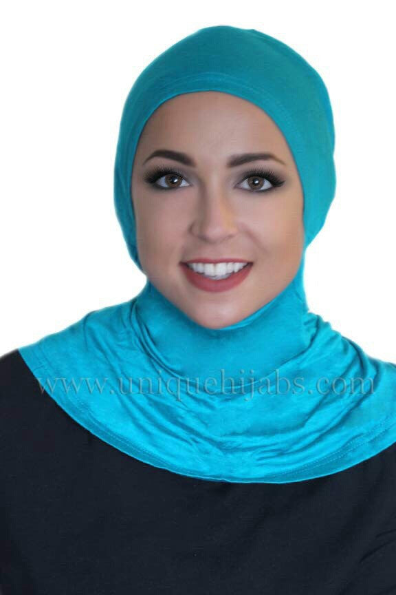 Tie Back Ninja Inner Underscarf-Teal