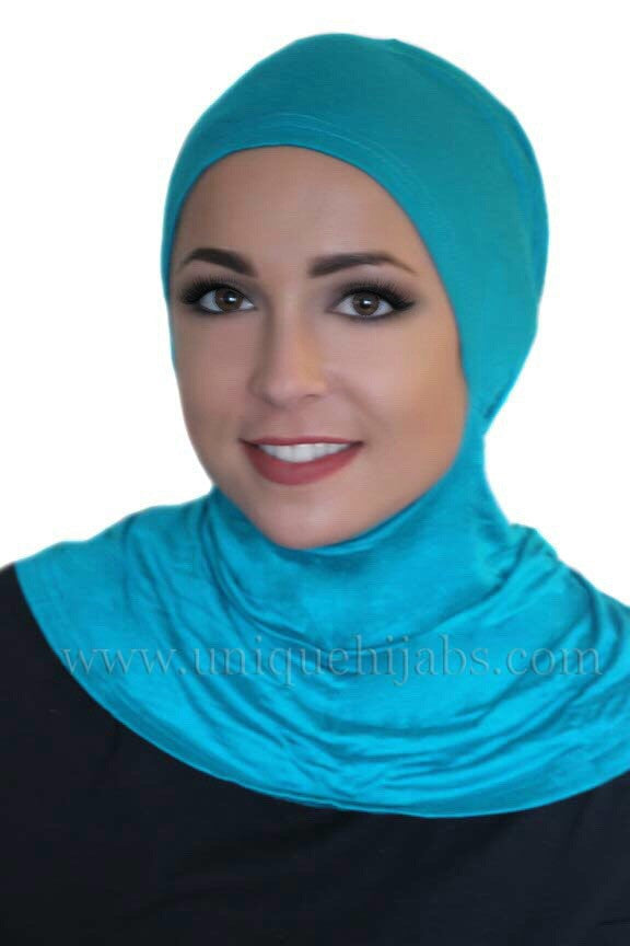 Tie Back Ninja Inner Underscarf-Teal