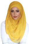 Light Maxi Hijab Luxury-Mustard