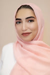 Luxury Light Maxi Hijab-Peach