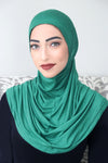 Jersey One Piece Amira Hijab-Emerald