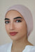 Pink Metallic Shimmer Hijab Cap