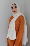 Luxury Viscose Light Maxi Hijab -Beige