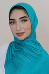 Luxury Jersey Hijab-Teal