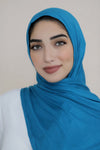 Luxury Jersey Hijab-Turquoise