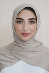 Luxury Jersey Hijab-Seashell