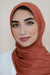 Luxury Jersey Hijab-Chestnut