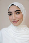 Small Jersey Hijab-Off White