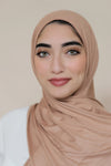 Small Jersey Hijab-Tan