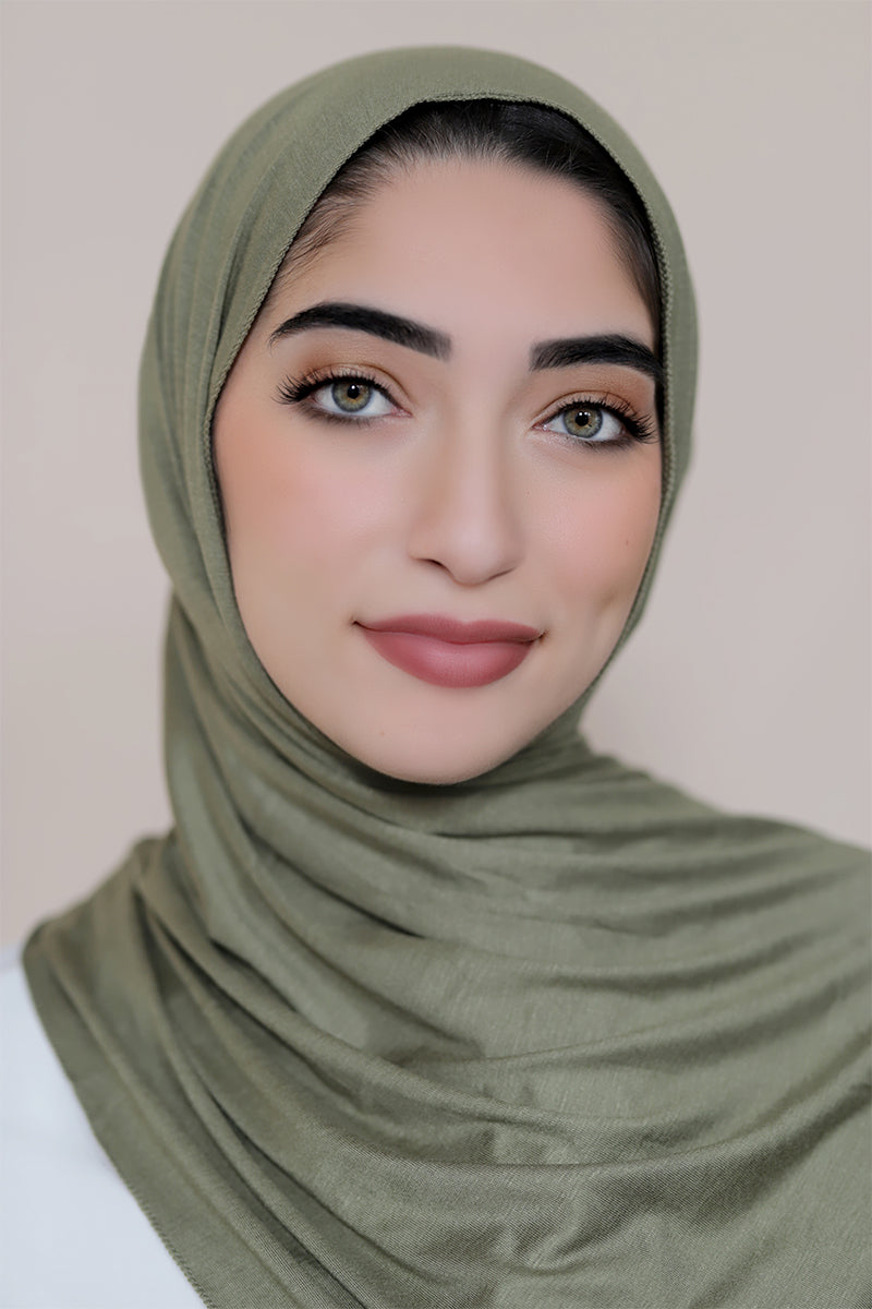 Small Jersey Hijab-Olive