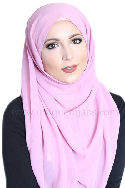Basic Chiffon Hijab-Pink