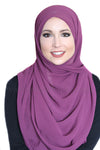 Basic Chiffon Hijab-Purple