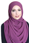 Basic Chiffon Hijab-Purple