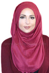 Luxury Light Maxi Hijab-Magenta