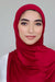 Instant Jersey Hijab-Maroon
