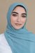 Basic Size Chiffon Hijab-Sapphire