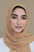 Basic Chiffon Hijab-Tan