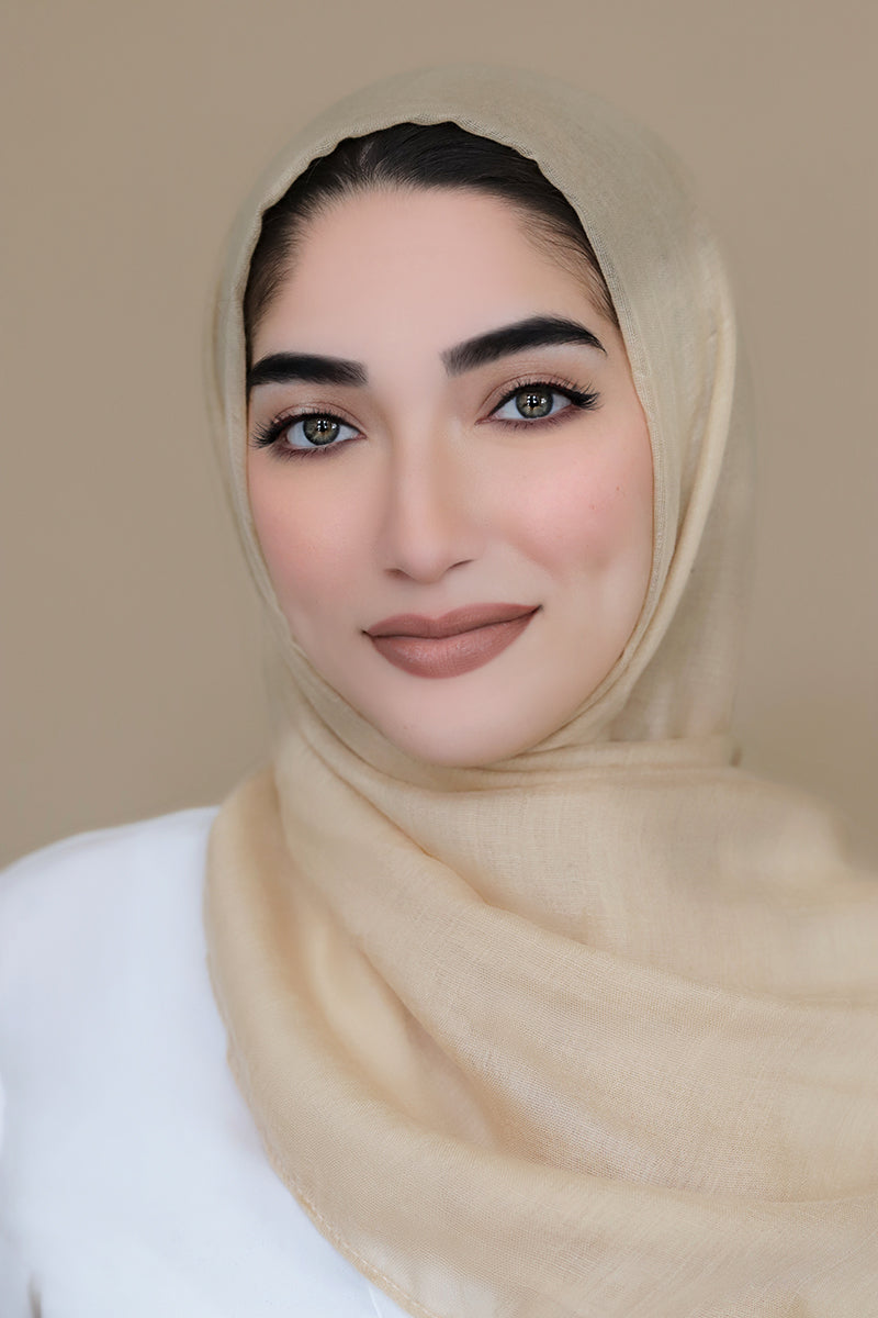 Luxury Light Maxi Hijab-Light Tan