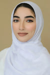 Luxury Light Maxi Hijab-White