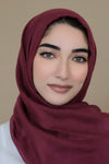 Luxury Light Hijab-Plum
