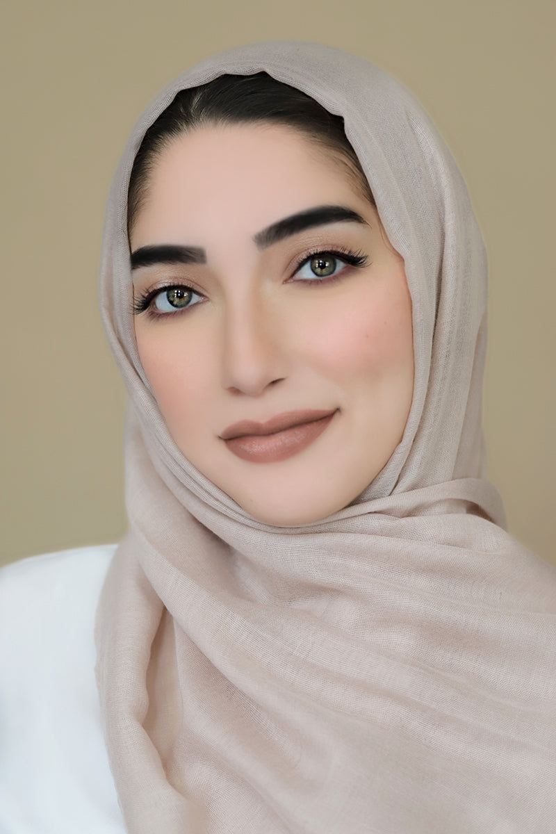 Luxury Light Hijab-Ivory