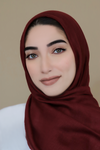 Luxury Light Hijab-Maroon