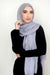 Luxury Light Maxi Hijab -Light Grey
