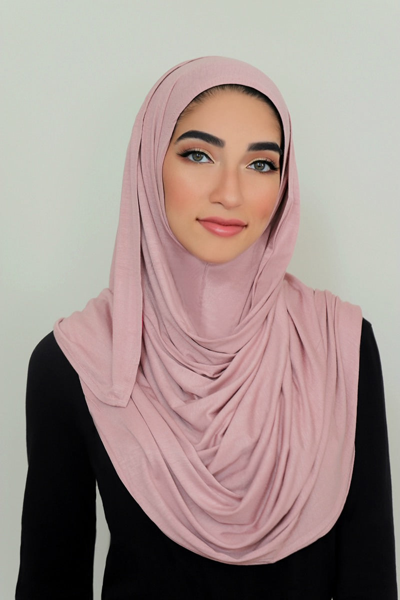 Instant Jersey Hijab-Azalea Pink