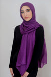 Luxury Light Maxi Hijab-Purple