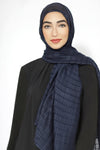 All Boxed Up Light Hijab-Navy