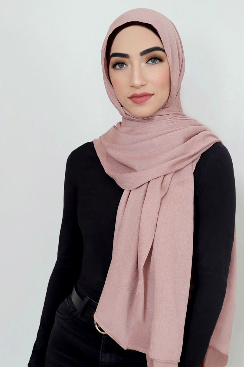 Essential Rayon Hijab-Rose