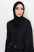 Shimmer Jersey Hijab-Black