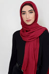 Essential Rayon Hijab-Maroon