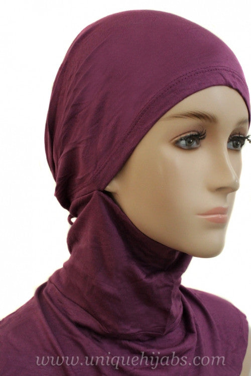 Tie Back Ninja Inner Underscarf-Purple