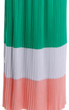Maxi Skirt Striped Large-Green